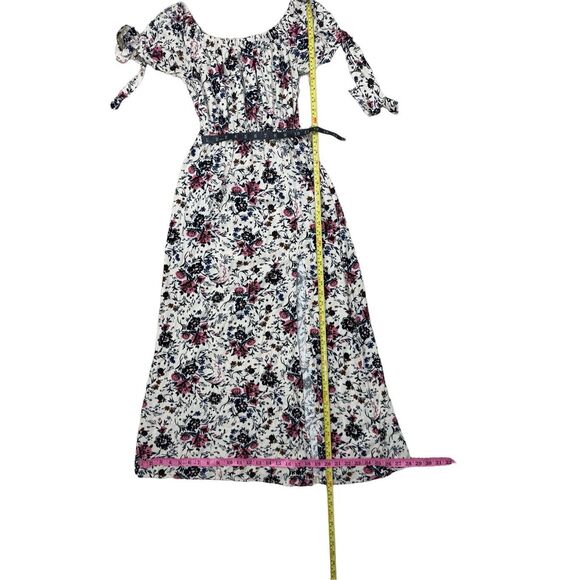 Band of Gypsies Floral Cold Shoulder Long Sleeve Maxi Dress Size XS - Picture 4 of 12